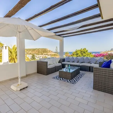 Spacious With Sea View And Heated Pool - - Casa Amizade Villa Praia Da Luz